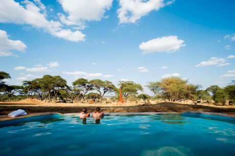 Sanctuary Swala Camp, Tanzania nằm trong công viên quốc gia Tarangire. Từ đây, bạn có thể ngắm đồng cỏ châu Phi với cây bao báp to khổng lồ. Bạn có thể nghe thấy tiếng voi, thú rừng và các loài chim.